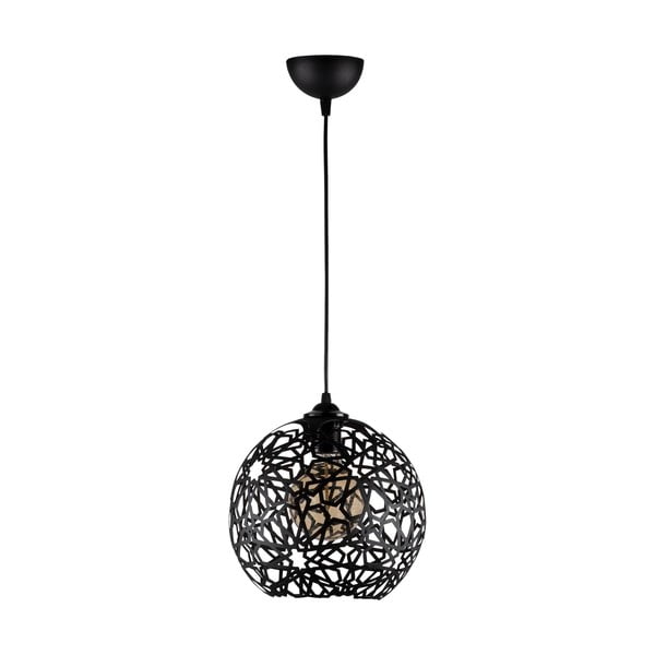 Črna viseča svetilka ø 25 cm Fellini – Opviq lights-image-3