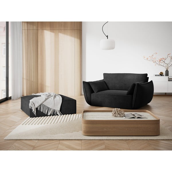 Temno siv podstavek za noge Vanda - Mazzini Sofas-image-1