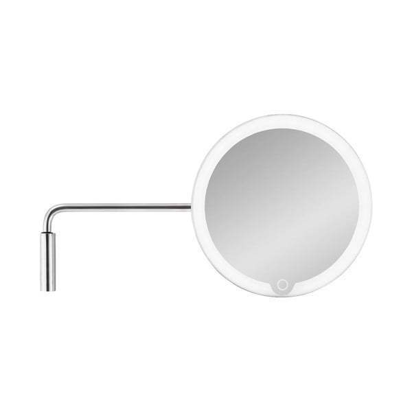 Stensko/kozmetično ogledalo z lučjo/povečevalno (5x) ø 20 cm MODO – Blomus