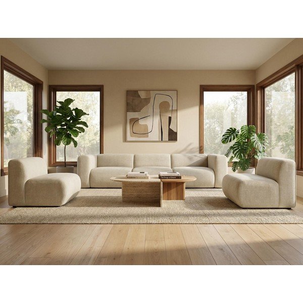 Zelena kotna sedežna garnitura (desni kot/z ležalnikom) Ekahi – Makamii-image-1