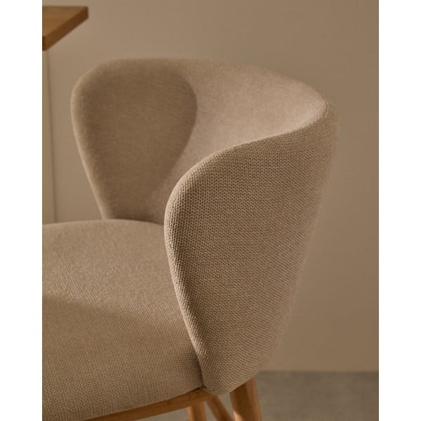 Bež barski stol (višina sedeža 75,5 cm) Ciselia – Kave Home-image-3