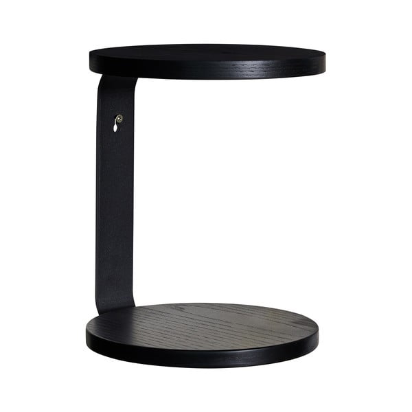 Črna večnivojska polica 25,5 cm Oto – Hübsch