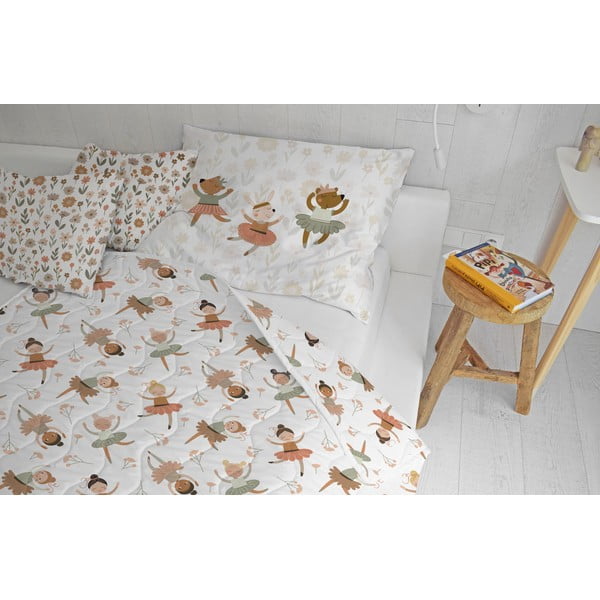 Komplet prešite odeje in prevleke za vzglavnik iz bombažnega satena 140x200 cm - Butter Kings-image-1