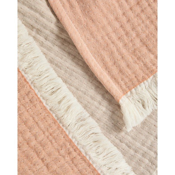 Rožnato-oranžna otroška odeja iz muslina 130x170 cm Nafine – Kave Home-image-2