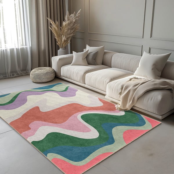 Pralna preproga 80x150 cm Squiggly Breeze – Mila Home-image-1