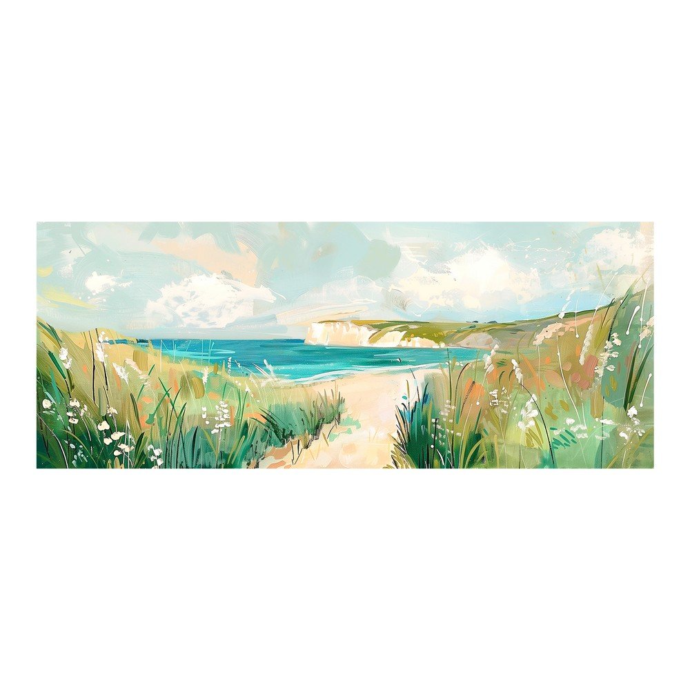 Slika 60x150 cm Gouache Sea