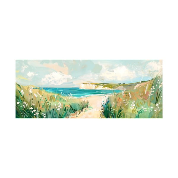 Slika 60x150 cm Gouache Sea – Styler