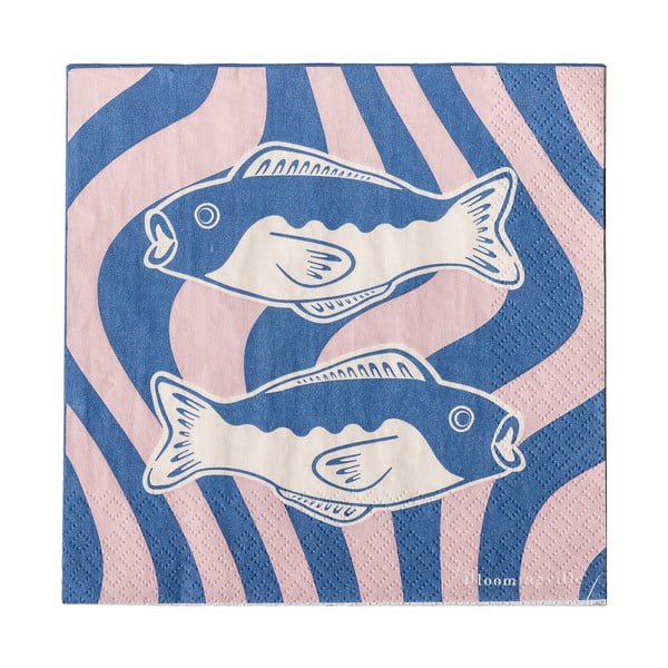 Papirnati prtički v kompletu 20 ks 33x33 cm Remy – Bloomingville-image-3