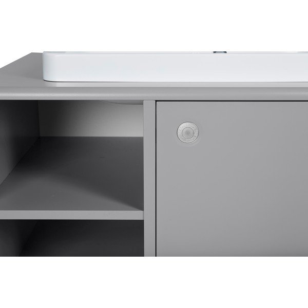Siva omarica z umivalnikom brez pipe 80x62 cm Color Bath - Tom Tailor-image-1