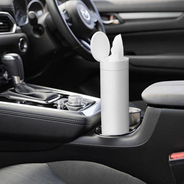 Kovinska škatla za robčke Tower – YAMAZAKI-image-3