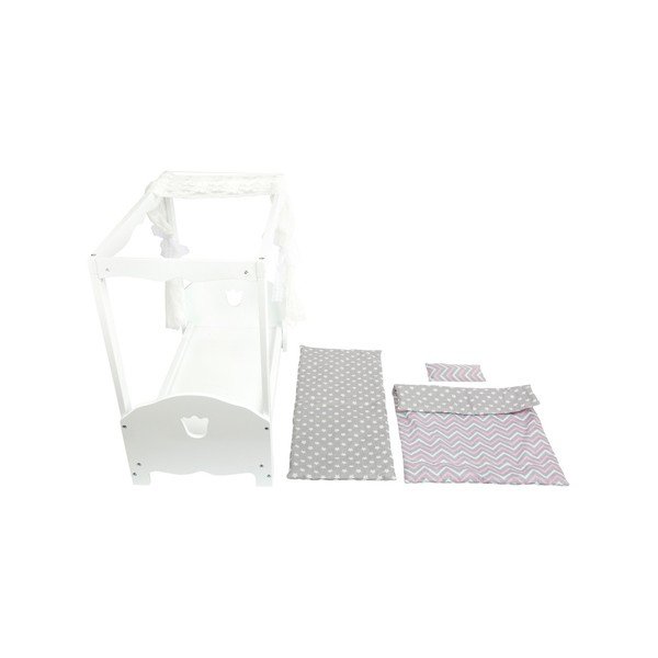 Legler Dollhouse postelja z baldahinom-image-4