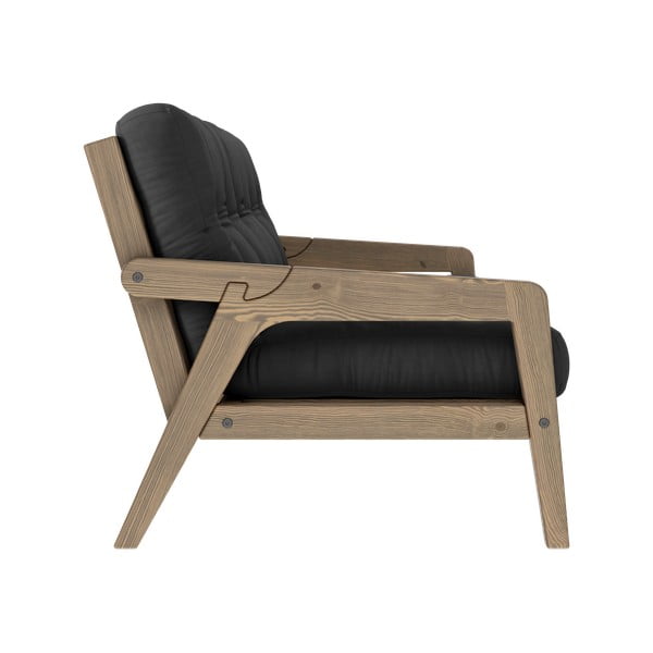 Siv raztegljiv kavč 204 cm Grab - Karup Design-image-4