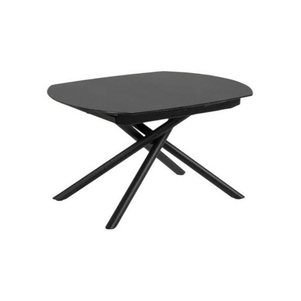 Raztegljiva jedilna miza z dodatno ploščo s keramično ploščo 100x130 cm Yodalia – Kave Home