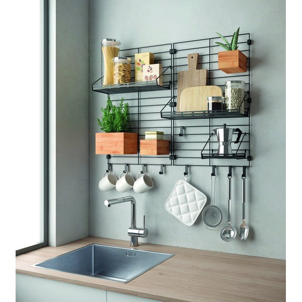 Bambusov element - škatla za shranjevanje v naravni barvi 19x15 cm Mural – Metaltex-image-3