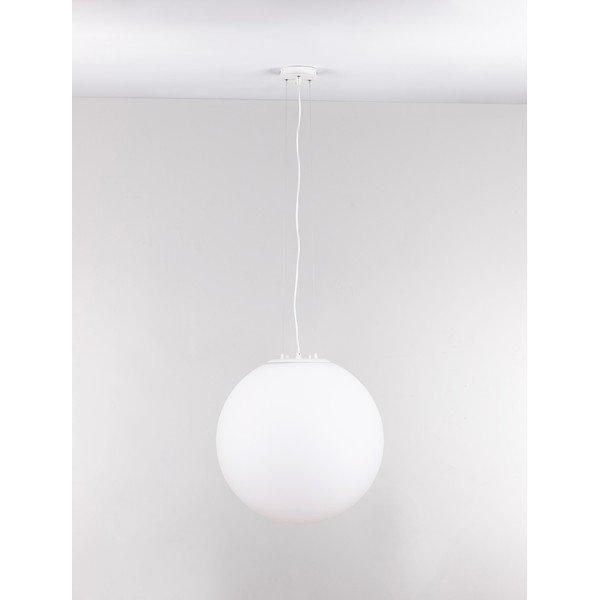 Bela steklena viseča svetilka ø 50 cm Nevoso – Nova Luce-image-3