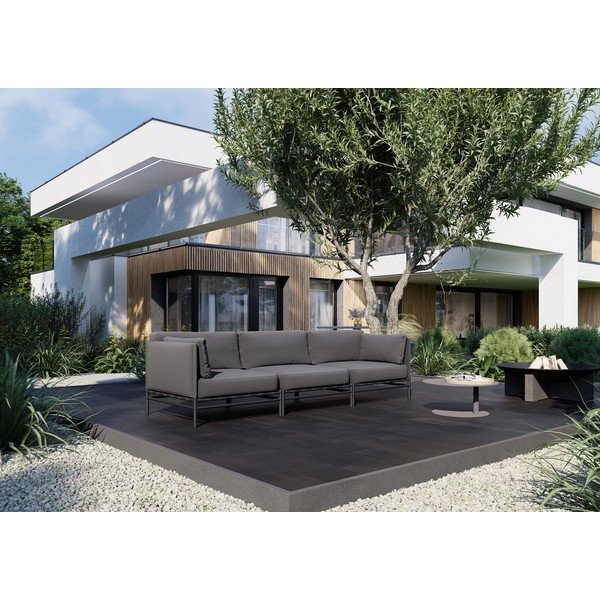 Temno siv vrtni modularni kavč 234 cm Dandy – Sit Sit-image-4