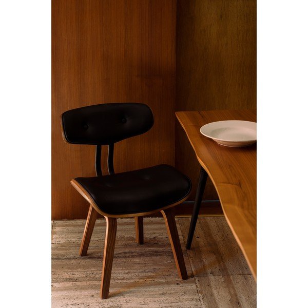 Črn stol Dutchbone Wallnut-image-1