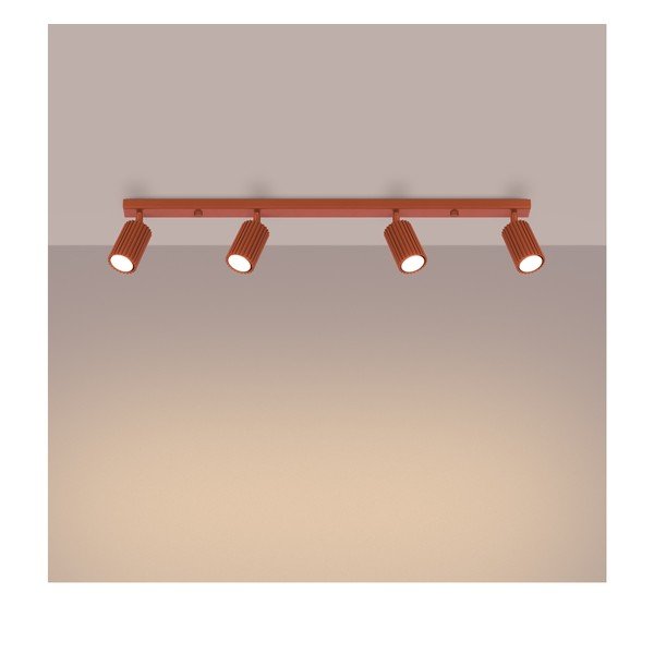 Opečnato oranžno točkovno svetilo 6,5x81 cm Gleam – Sollux-image-3