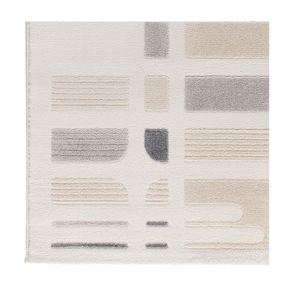 Svetlo sivo-slonokoščena preproga 160x230 cm Flora – Universal-image-3