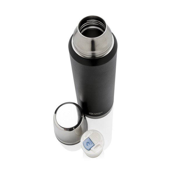 Črna termoska iz nerjavečega jekla XD Design, 1 l-image-1