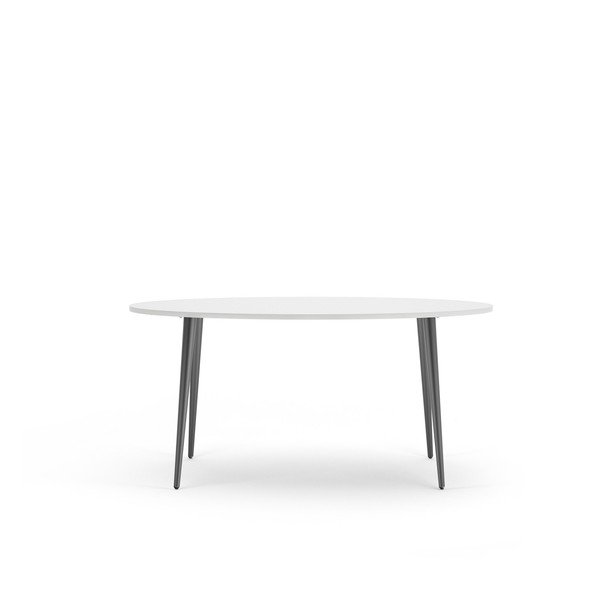 Jedilna miza z belim zgornjim delom 160x80 cm Oslo - Tvilum-image-4