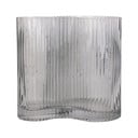 Siv steklena vaza PT LIVING Wave, višina 18 cm