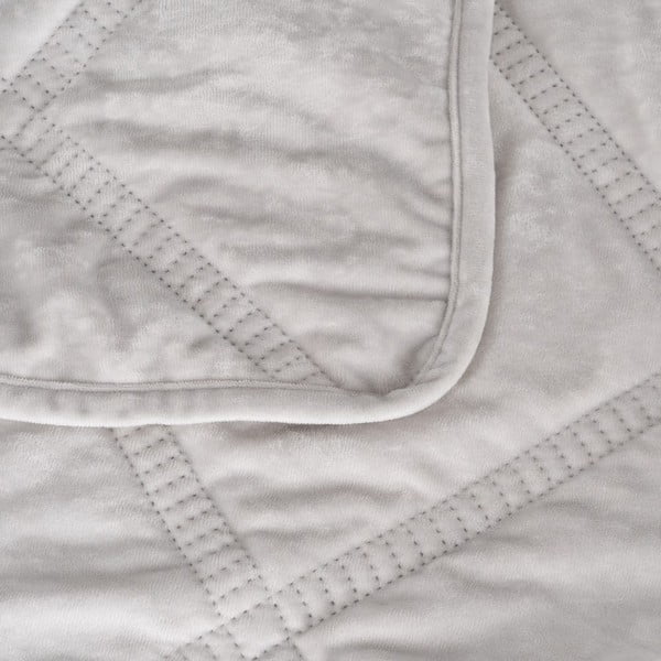 Kremno belo prešito pregrinjalo 180x260 cm – Ixia-image-1