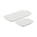 Servirni pladnji v kompletu 2 ks iz nerjavečega jekla 15x29 cm Nirela – Kave Home