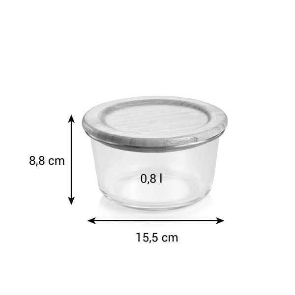 Steklena posoda za shranjevanje živil Online – Tescoma-image-1