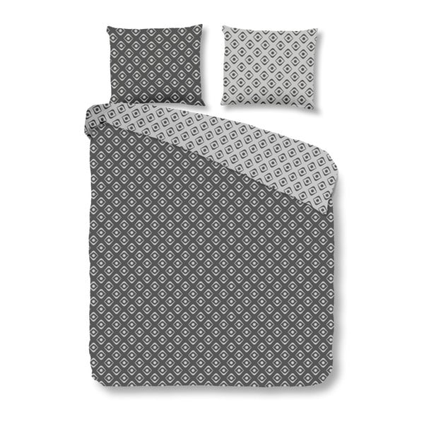 Siva bombažna posteljnina Mundotextil Pattern, 140 x 200 cm