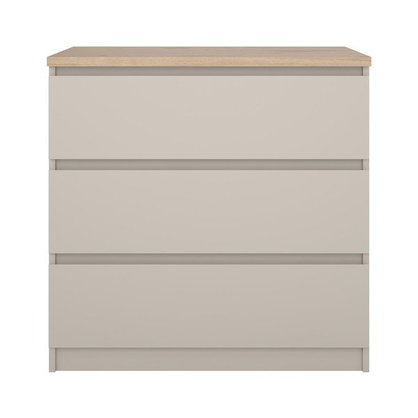 Kremno bela komoda 77x76x50 cm Naia – Tvilum-image-2