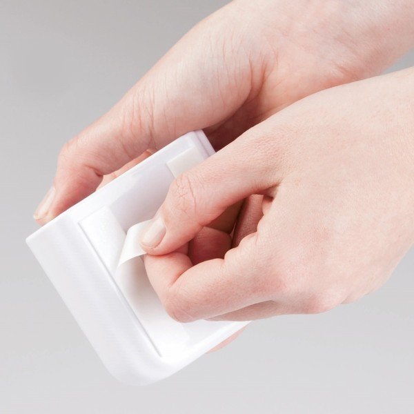 Bela skodelica za shranjevanje InterDesign Affixx-image-1