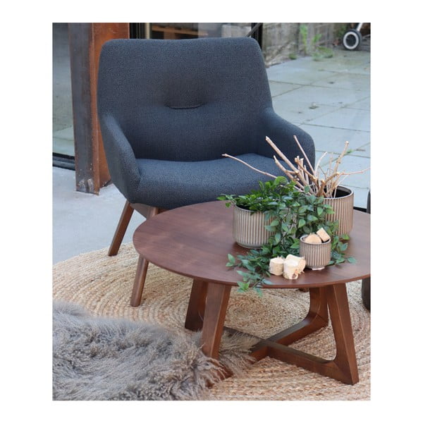 Svetlo rjava okrogla preproga House Nordic Bombay, ø 90 cm-image-1