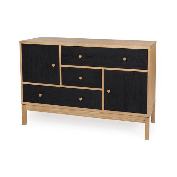 Črno-rjava komoda Woodman AbbeyWood-image-2