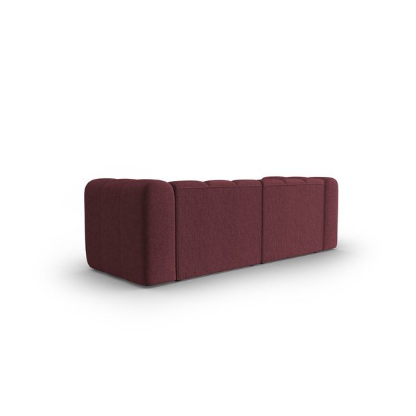 Bordo rdeča sedežna garnitura 228 cm Lupine – Micadoni Home-image-4