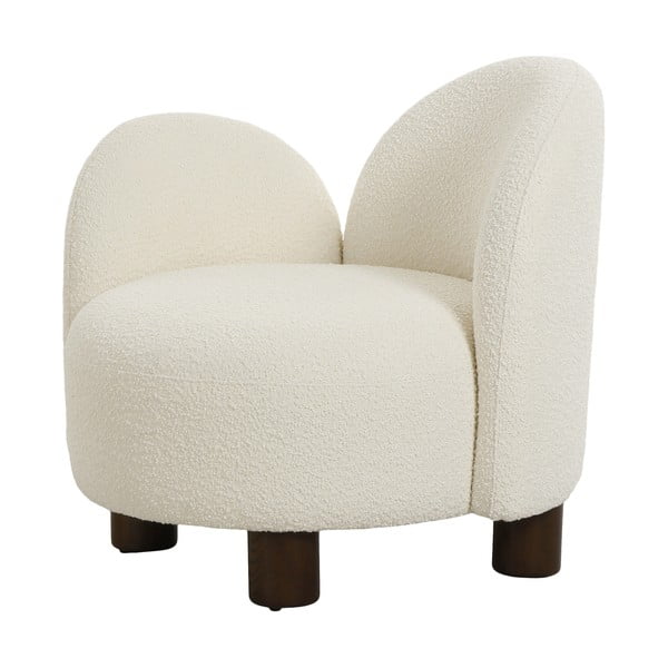 Bel fotelj iz tkanine bouclé Honolulu – House Nordic-image-1