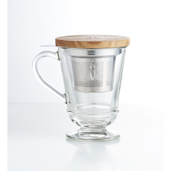 Steklena skodelica s cedilom 270 ml Abeille – La Rochére