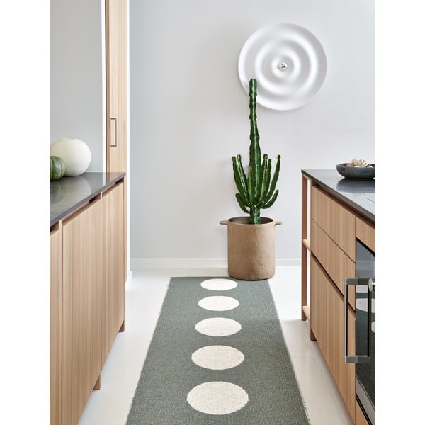 Zelen zunanji in notranji tekač 70x150 cm Vera Army – Pappelina-image-1