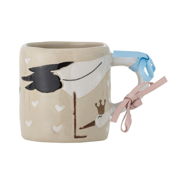 Bež keramična otroška skodelica 225 ml Bambino – Bloomingville Mini