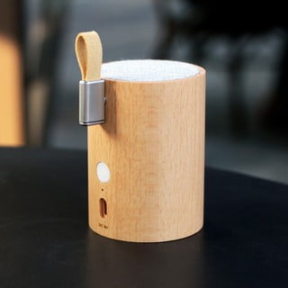 Zvočnik Bluetooth iz bukovega lesa Gingko Drum