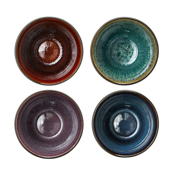 Črne keramične skodelice v kompletu za latte 4 ks 270 ml Gastro Black/Mix – Bitz-image-2