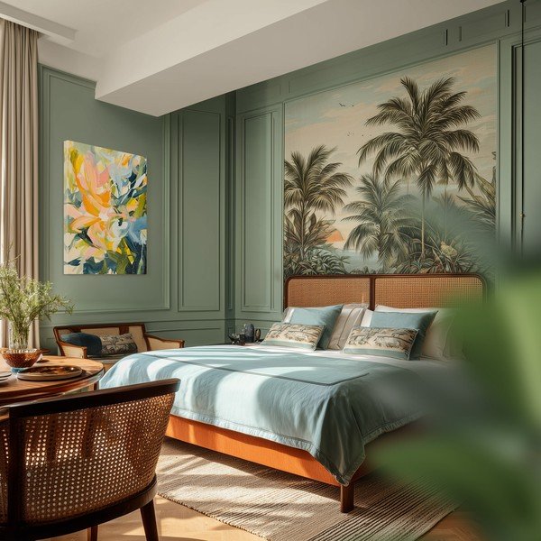 Tiskana slika na platnu 70x100 cm Floral Gust – Styler-image-2