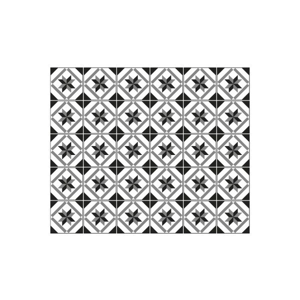 Komplet 30 stenskih nalepk Ambiance Azulejos Lucida, 15 x 15 cm-image-2