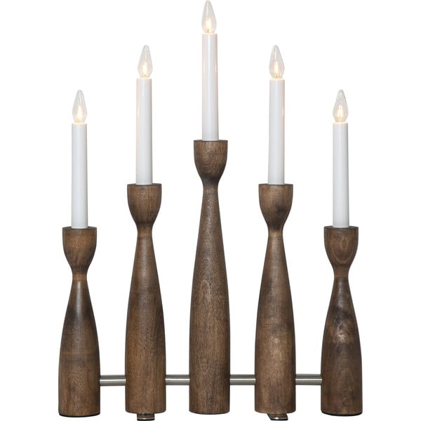 Božična svetlobna dekoracija z vtikačem v temni naravni barvi Midja 2.0 – Star Trading