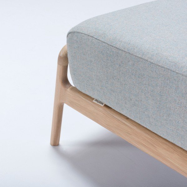 Modro-siv tabure s hrastovo konstrukcijo Gazzda Fawn-image-4