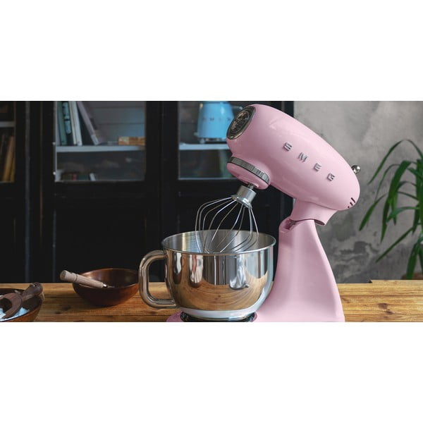Rožnat kuhinjski robot Retro Style – SMEG-image-1