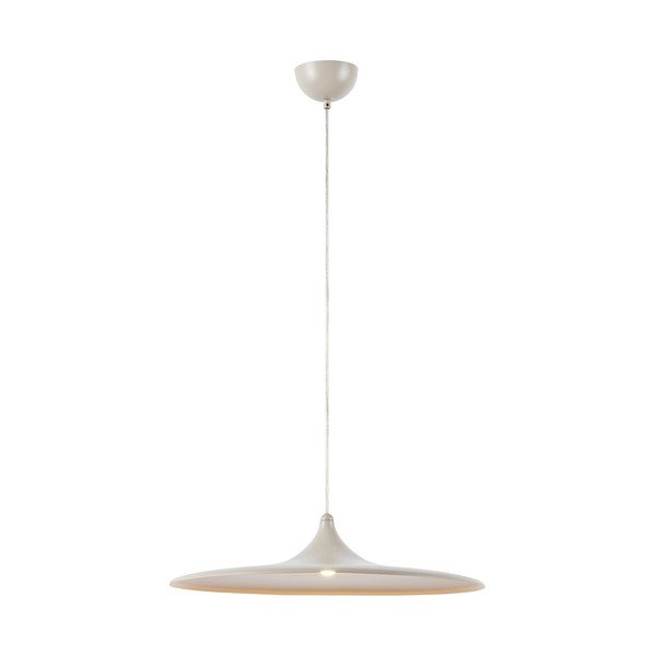 Bež kovinska LED zatemnitvena viseča svetilka ø57x13 cm Beam – Markslöjd
