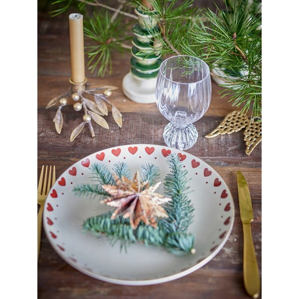 Bel lončen krožnik z božičnim motivom ø 26,5 cm Jolly – Bloomingville-image-1