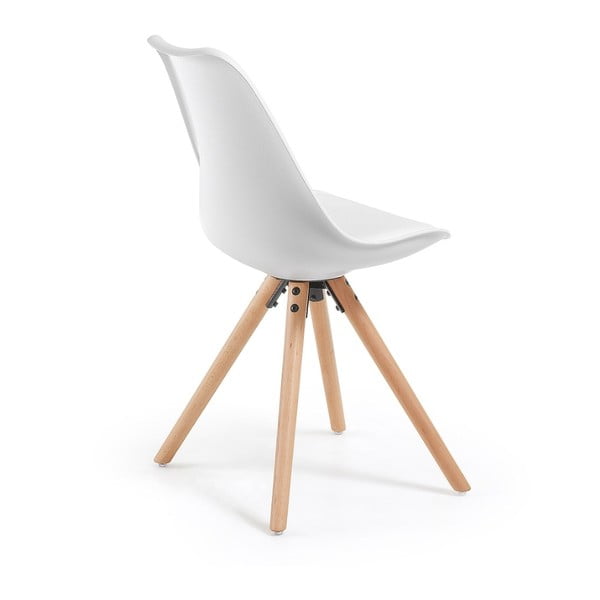 Beli stol z bukovimi nogami loomi.design Lumos-image-1