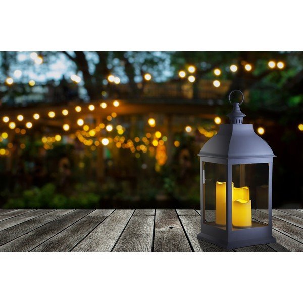 Bela LED lanterna (višina 54 cm) – Tomasucci-image-3